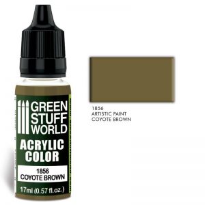 Green Stuff World   Acrylic Paints Acrylic Color COYOTE BROWN - 8436574502152ES - 8436574502152