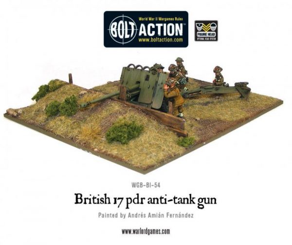 Warlord Games Bolt Action  Great Britain (BA) British Army 17 pdr Anti-tank Gun - WGB-BI-54 - 5060200844700
