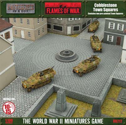 Gale Force Nine   Battlefield in a Box Flames of War: Cobblestone Square - BB212 - 9420020234765