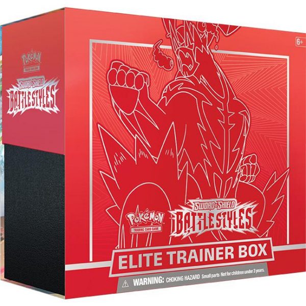 Pokemon Pokemon - Trading Card Game  Pokemon Pokemon - Battle Styles Elite Trainer Box (Red) - POK80835-R - 820650808357