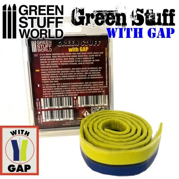 Green Stuff World   Modelling Putty & Green Stuff Green Stuff Tape 36.5 inches (with gap) - 8436574503609ES - 8436574503609