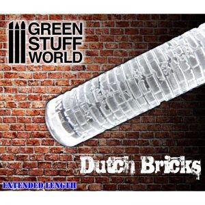 Green Stuff World   Rolling Pins Rolling Pin DUTCH BRICKS - 8436554363360ES - 8436554363360