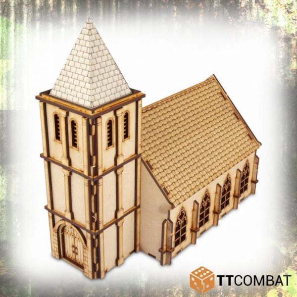 TTCombat   World War Scenics Chapel (25mm) - TTSCW-WAR-033 - 5060570134715