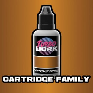 Turbo Dork   Turbo Dork Cartridge Family Metallic Acrylic Paint 20ml Bottle - TDCAFMTA20 - 631145995045
