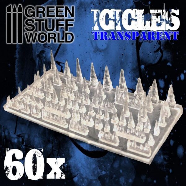 Green Stuff World   Green Stuff World Conversion Parts Resin Stalactites and Icicles - 8436574504064ES - 8436574504064