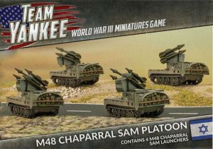 Battlefront Team Yankee  Middle East M48 Chaparral SAM Platoon - TIBX07 - 9420020246195