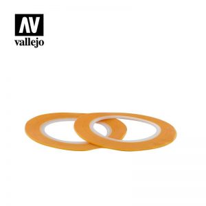 Vallejo   Vallejo Tools AV Vallejo Tools - Precision Masking Tape 1mmx18m Twin Pack - VALT07002 - 8429551930215