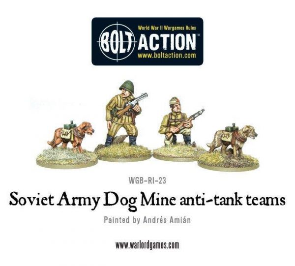 Warlord Games Bolt Action  Soviet Union (BA) Soviet Dog Mine anti-tank teams - WGB-RI-38 - 5060200847220