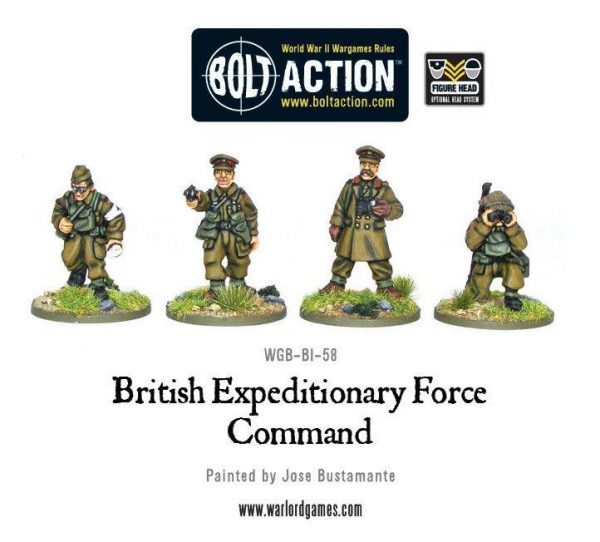 Warlord Games Bolt Action  Great Britain (BA) BEF Command - WGB-BI-58 - 5060200844960