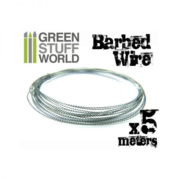 Green Stuff World   Modelling Extras 5 meters of simulated BARBED WIRE - 8436554366019ES - 8436554366019