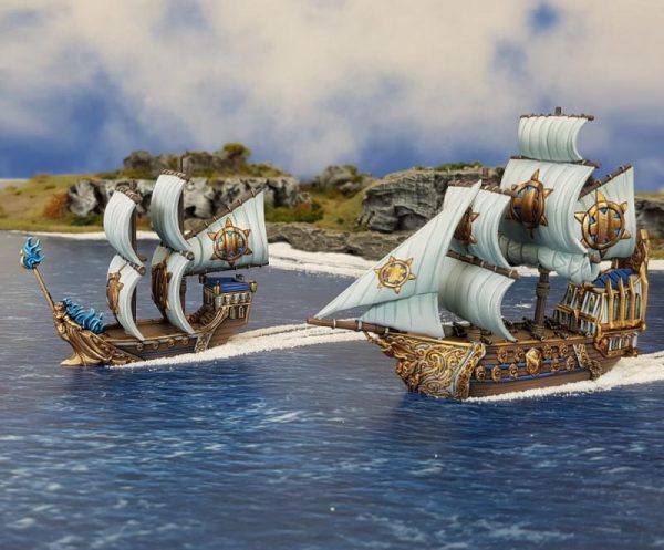 Mantic Kings of War Armada  Basileans Basilean Starter Fleet - MGARB101 - 5060469666464