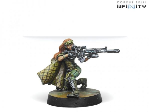 Corvus Belli Infinity  Non-Aligned Armies - NA2 Major Lunah, Ex-Aristeia! Sniper (Viral Sniper Rifle) - 280724-0656 - 2807240006568