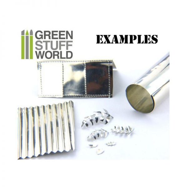 Green Stuff World   Metal Sheets & Wire Flexible Metal Foil - TIN / PEWTER - 8436554367450ES - 8436554367450