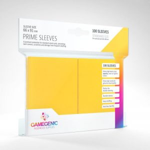 Gamegenic   SALE! Gamegenic Prime Sleeves Yellow (100 pack) - GGS11020ML - 4251715402238