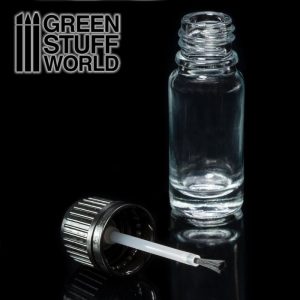 Green Stuff World   Green Stuff World Tools Empty Glass Jar with brush - 8436574502589ES - 8436574502589
