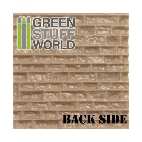 Green Stuff World   Plasticard ABS Plasticard - ROUGH ROCK WALL Textured Sheet - A4 - 8436554361090ES - 8436554361090
