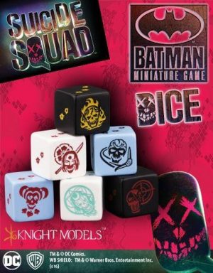 Knight Models Batman Miniature Game  Batman Miniature Game Suicide Squad Dice Set - KM-ACC0045 - 8437013054461