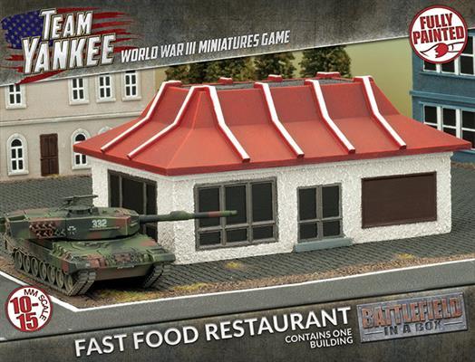 Gale Force Nine   Battlefield in a Box Team Yankee: Fast Food Restaurant - BB207 - 9420020231375
