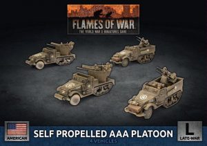 Battlefront Flames of War  United States of America US Self Propelled M15/M16 GMC AAA Platoon - UBX83 - 9420020246874
