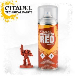 Games Workshop   Spray Paint GW Spray: Mephiston Red - 99209999094 - 5011921154548