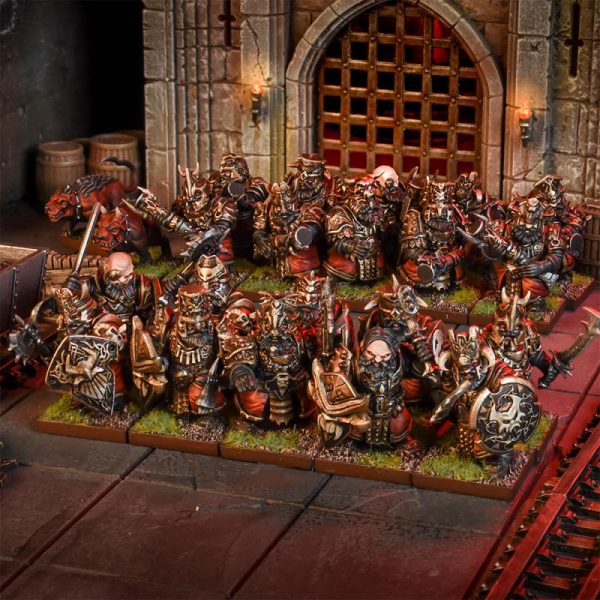 Mantic Kings of War  Abyssal Dwarves Abyssal Dwarf Blacksouls Regiment - MGKWK302 - 5060469665207