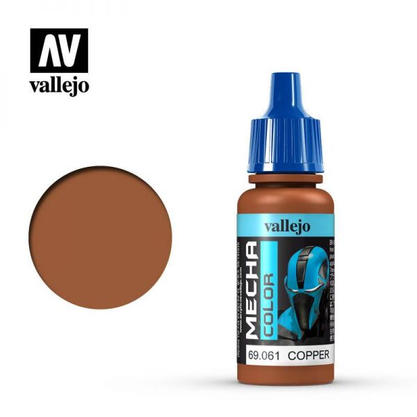 Vallejo   Mecha Colour Mecha Color 17ml - Copper - VAL69061 - 8429551690614