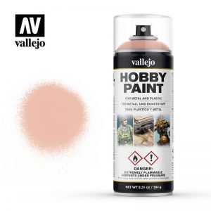 Vallejo   Spray Paint AV Spray Primer: Fantasy Color - Pale Flesh 400ml - VAL28024 - 8429551280242