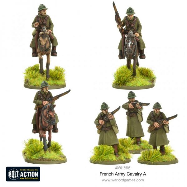 Warlord Games Bolt Action  France (BA) French Army Cavalry A - 403015505 - 5060572501652