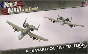 Battlefront Team Yankee  Americans A-10 Warthog Fighter Flight (x2 Plastic) - TUBX27 - 9420020251816