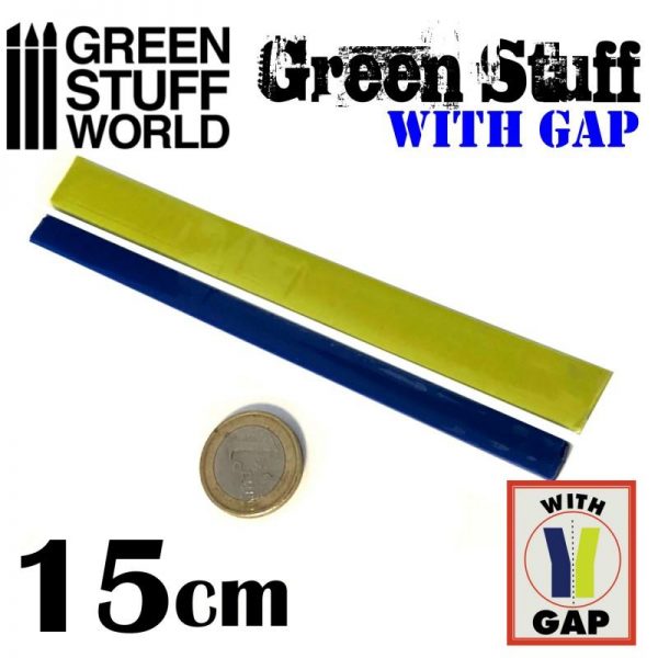 Green Stuff World   Modelling Putty & Green Stuff Green Stuff Tape 6 inches (with gap) - 8436574503630ES - 8436574503630