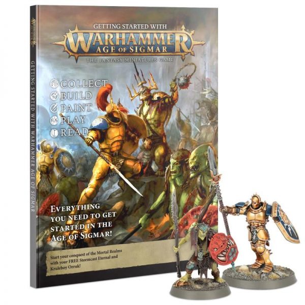 Games Workshop Age of Sigmar  Stormcast Eternals Getting Started with Age of Sigmar (2021) - 60040299112 - 9781839064142