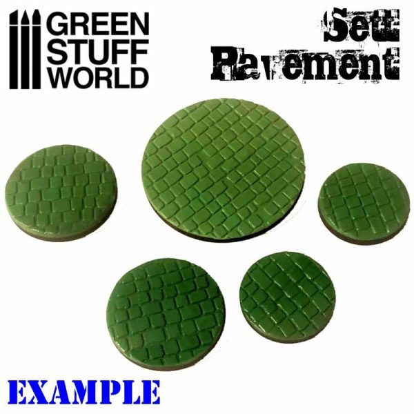 Green Stuff World   Rolling Pins Rolling Pin SETT PAVEMENT - 8436574503531ES - 8436574503531