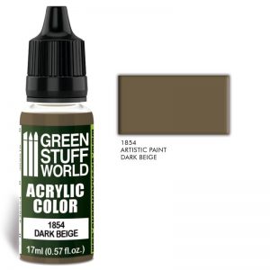 Green Stuff World   Acrylic Paints Acrylic Color DARK BEIGE - 8436574502138ES - 8436574502138