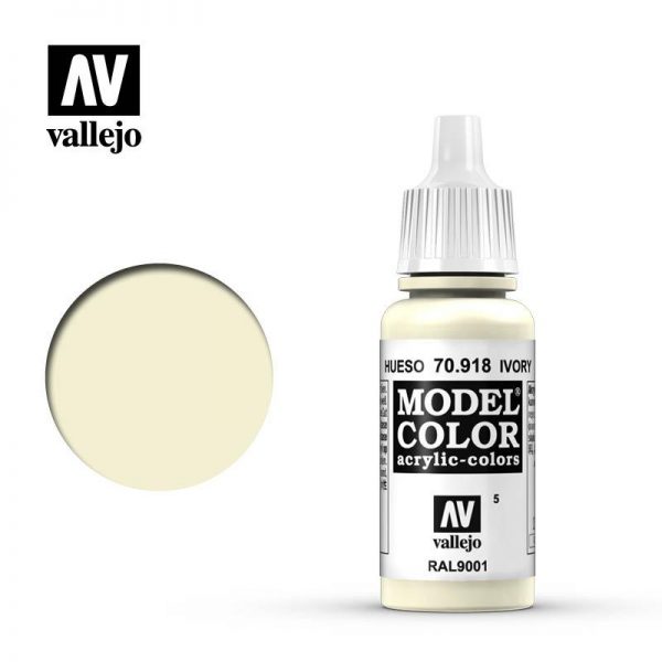 Vallejo   Model Colour Model Color: Ivory - VAL918 - 8429551709187