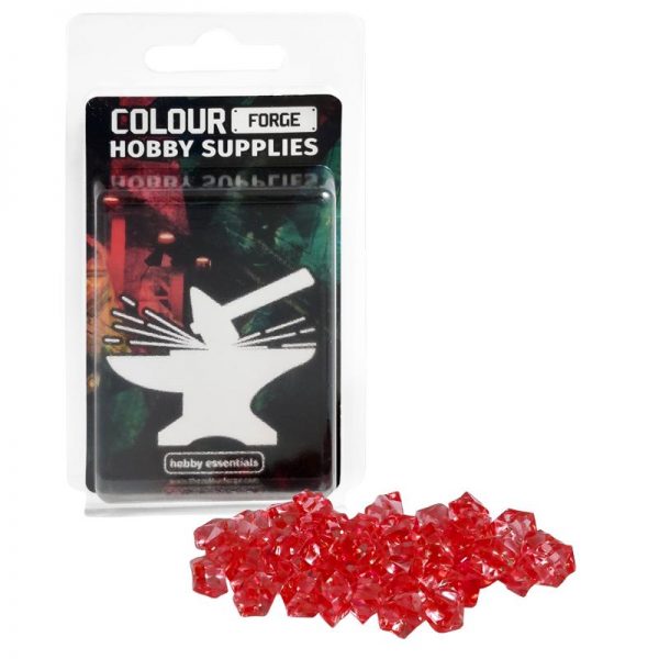 The Colour Forge   Acrylic Gems Acrylic Gems: Blood Drops - TCF-AG-0324 - 5060843100324