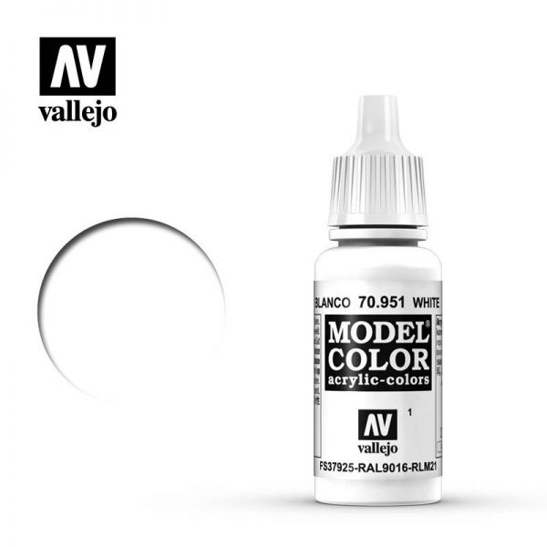 Vallejo   Model Colour Model Color: White - VAL951 - 8429551709514