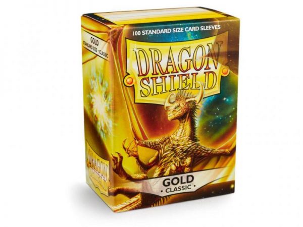 Dragon Shield   Dragon Shield Dragon Shield Sleeves Gold (100) - DS100G - 5706569100063