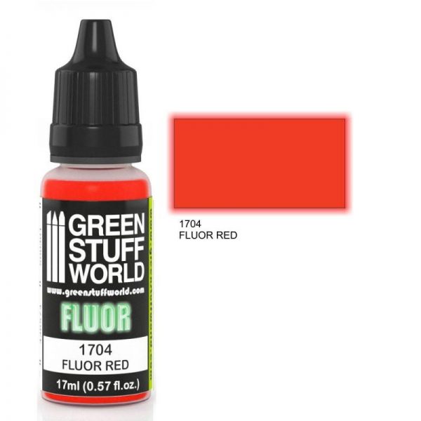 Green Stuff World   Fluorescent Paints Fluor Paint RED - 8436574500639ES - 8436574500639