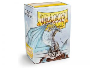 Dragon Shield   Dragon Shield Dragon Shield Sleeves Matte Silver (100) - DS100MS - 5706569110086