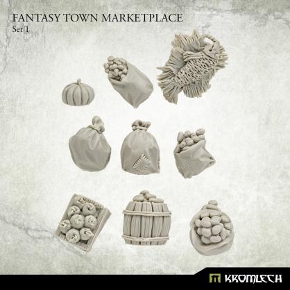 Kromlech   Kromlech Terrain Fantasy Town Marketplace 1 (9) - KRBK063 - 5908291070458