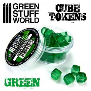 Green Stuff World   Status & Wound Markers Green Cube tokens - 8436554369638ES - 8436554369638