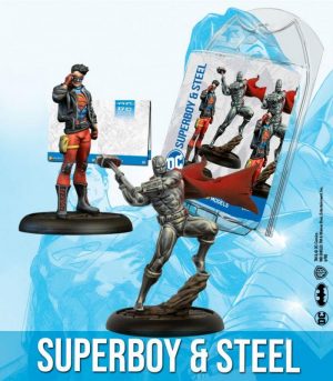 Knight Models DC Multiverse Miniature Game   DC: Superboy & Steel - KM-DCUN058 - 8437013057912