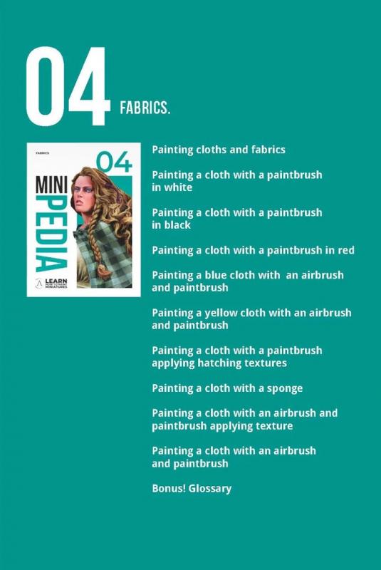 Scale75   Painting Guides Minipedia 04 - Fabric - MiniPed04 - 9788409277605