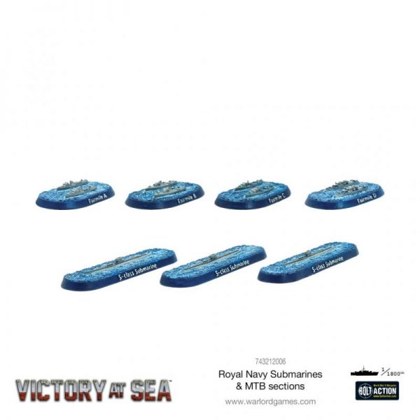 Warlord Games Victory at Sea  Victory at Sea Victory at Sea: Royal Navy Submarines & MTB sections - 743212006 - 5060572506800