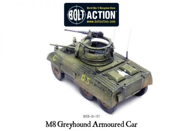 Warlord Games Bolt Action  United States of America (BA) M8 Greyhound Armoured Car - WGB-AI-101 -