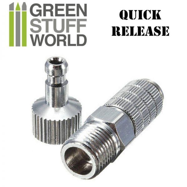 Green Stuff World   Airbrushes & Accessories QuickRelease Adaptor 1/8 - 8436554367788ES - 8436554367788