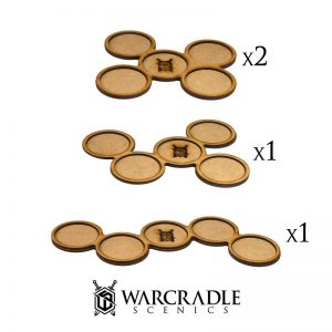 Warcradle Scenics   Movement Trays Skirmish Movement Trays - 40mm - WSA690010 - 5060504867825