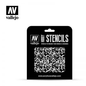Vallejo   Stencils AV Vallejo Stencils - 1:48 Weathered Paint - VALST-AIR001 - 8429551986427