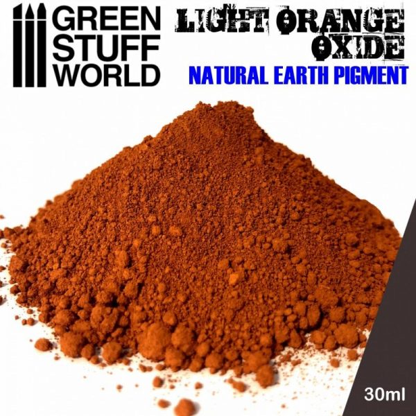 Green Stuff World   Powder Pigments Pigment LIGHT ORANGE OXIDE - 8436574501230ES - 8436574501230