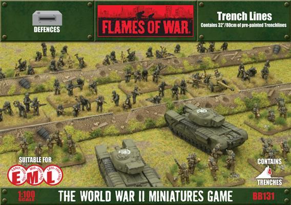 Gale Force Nine   Battlefield in a Box Flames of War: Trenchlines - BB131 - 9420020218208